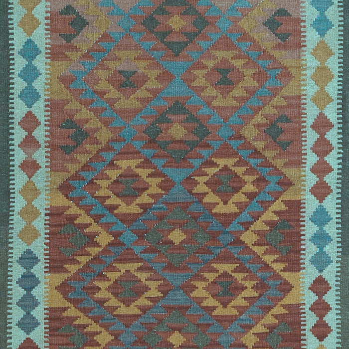 Oriental Light Blue Traditional Rug, con1654lblu