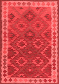 Oriental Red Traditional Rug, con1654red