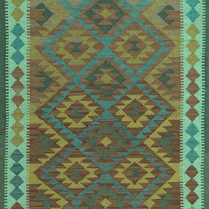 Machine Washable Oriental Turquoise Traditional Area Rugs, wshcon1654turq