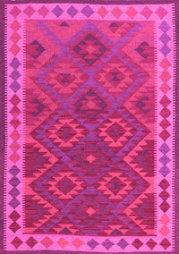 Oriental Pink Traditional Rug, con1654pnk