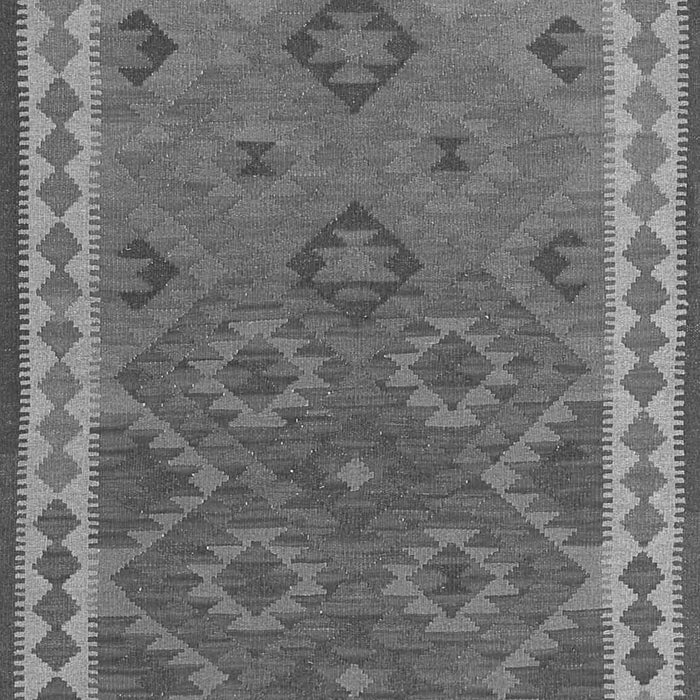Serging Thickness of Machine Washable Oriental Gray Traditional Rug, wshcon1654gry