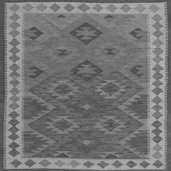 Round Machine Washable Oriental Gray Traditional Rug, wshcon1654gry