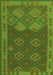 Oriental Green Traditional Rug, con1655grn