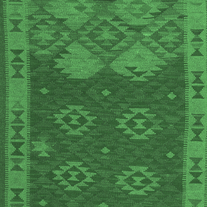 Oriental Emerald Green Traditional Rug, con1655emgrn