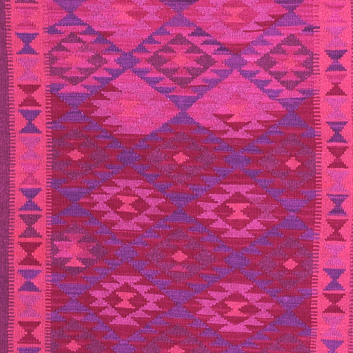 Machine Washable Oriental Pink Traditional Rug, wshcon1655pnk