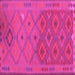 Square Oriental Pink Traditional Rug, con1656pnk