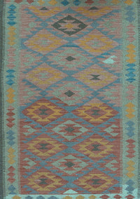 Oriental Light Blue Traditional Rug, con1656lblu