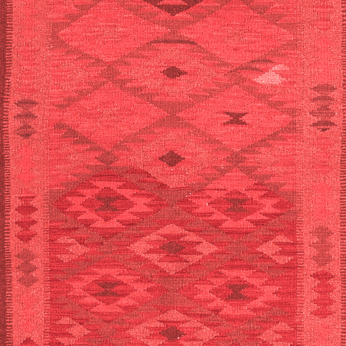 Machine Washable Oriental Red Traditional Rug, wshcon1656red