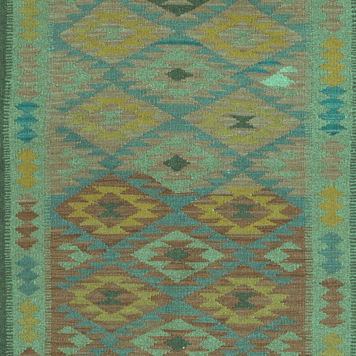 Machine Washable Oriental Turquoise Traditional Area Rugs, wshcon1656turq