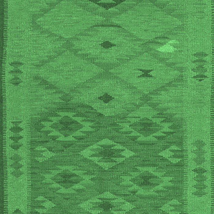 Oriental Emerald Green Traditional Rug, con1656emgrn