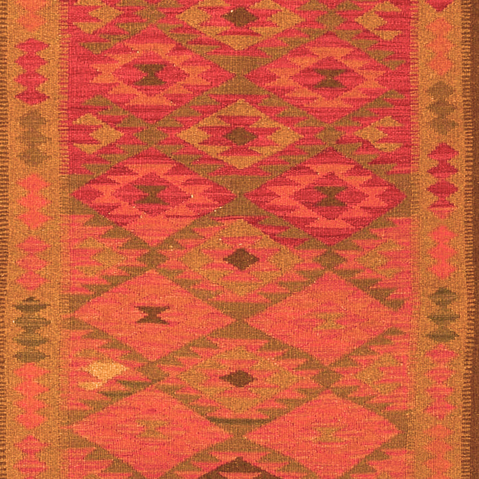 Oriental Orange Traditional Rug, con1656org