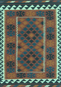 Oriental Light Blue Traditional Rug, con1657lblu