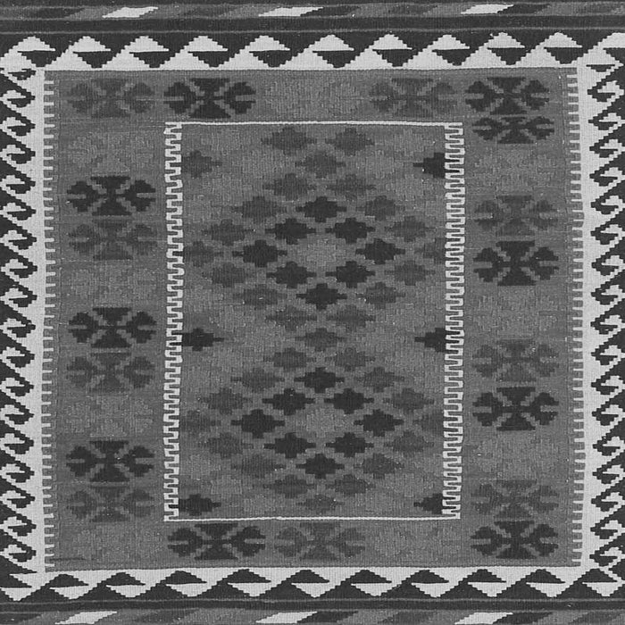 Round Machine Washable Oriental Gray Traditional Rug, wshcon1657gry