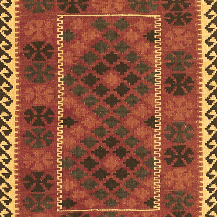 Machine Washable Oriental Brown Traditional Rug, wshcon1657brn