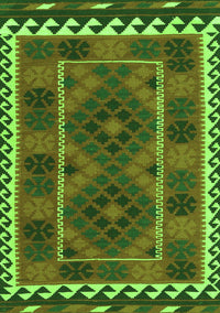 Oriental Green Traditional Rug, con1657grn