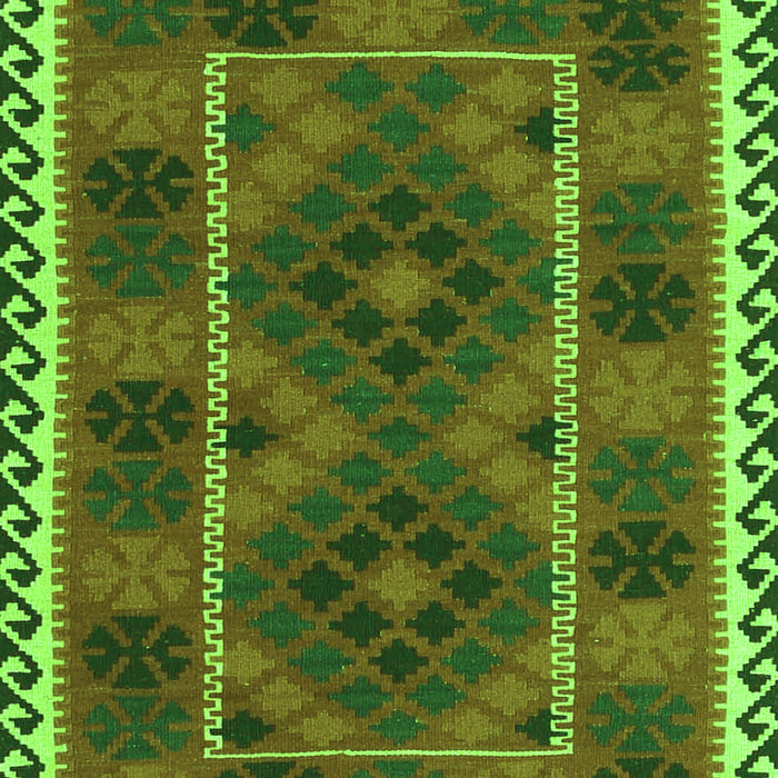 Oriental Green Traditional Rug, con1657grn