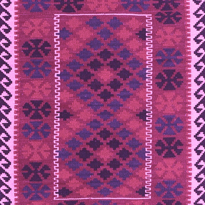 Machine Washable Oriental Purple Traditional Area Rugs, wshcon1657pur