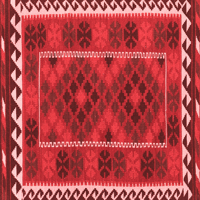Machine Washable Oriental Red Traditional Rug, wshcon1657red