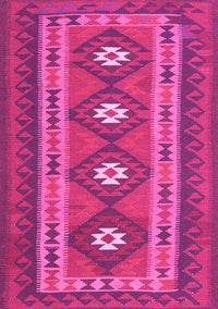 Oriental Pink Traditional Rug, con1658pnk