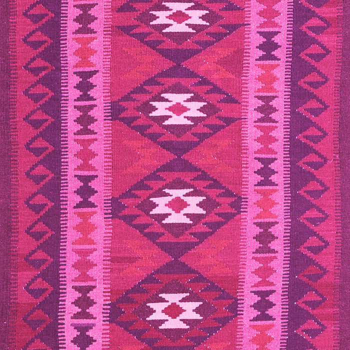 Machine Washable Oriental Pink Traditional Rug, wshcon1658pnk