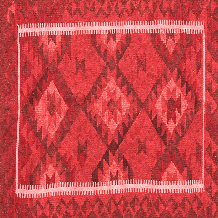 Machine Washable Oriental Red Traditional Rug, wshcon1659red