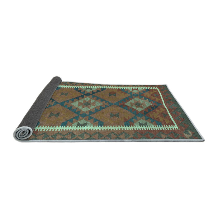 Sideview of Oriental Light Blue Traditional Rug, con1659lblu