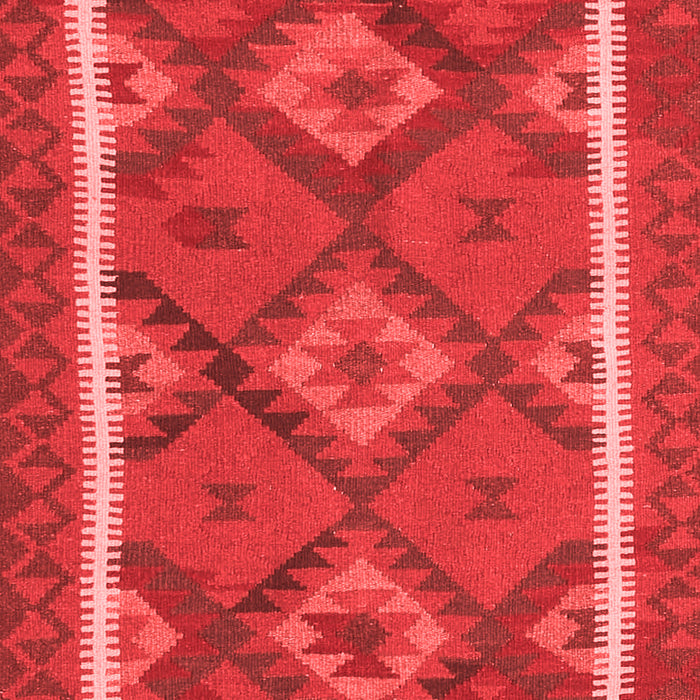 Machine Washable Oriental Red Traditional Rug, wshcon1659red