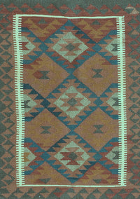 Oriental Light Blue Traditional Rug, con1659lblu