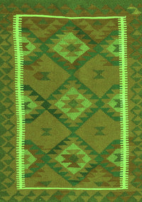 Oriental Green Traditional Rug, con1659grn