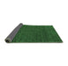 Sideview of Abstract Emerald Green Contemporary Rug, con165emgrn