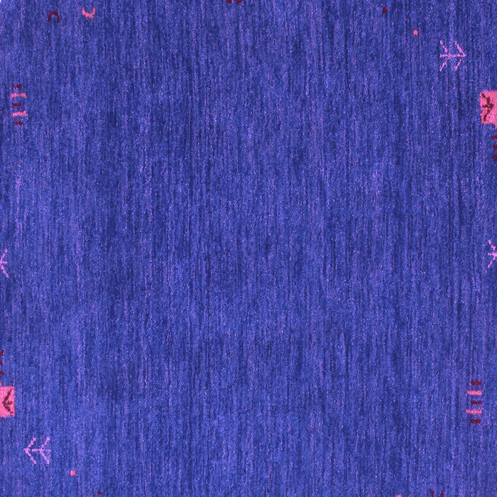 Square Abstract Purple Contemporary Rug, con165pur