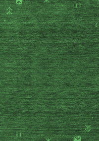 Abstract Emerald Green Contemporary Rug, con165emgrn