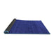 Sideview of Abstract Blue Contemporary Rug, con165blu