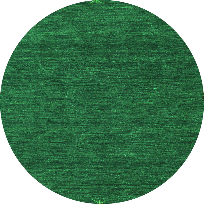 Square Abstract Green Contemporary Rug, con165grn