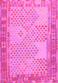 Southwestern Pink Country Rug, con1660pnk