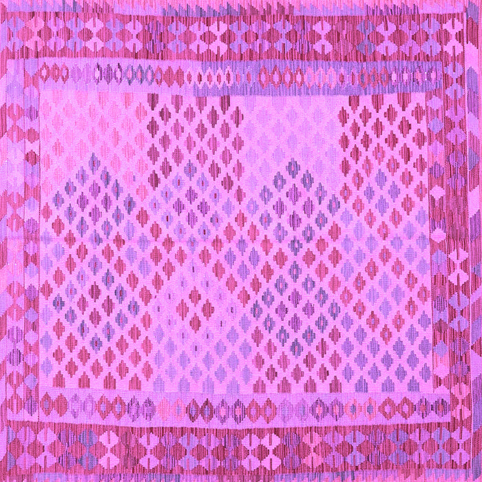 Square Southwestern Purple Country Rug, con1660pur