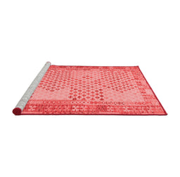 Country Red Washable Rugs