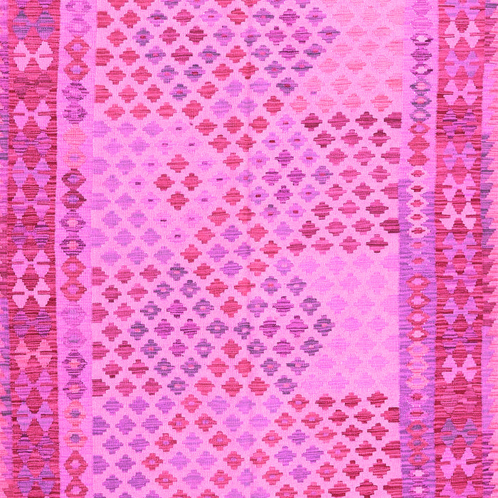 Machine Washable Southwestern Pink Country Rug, wshcon1660pnk