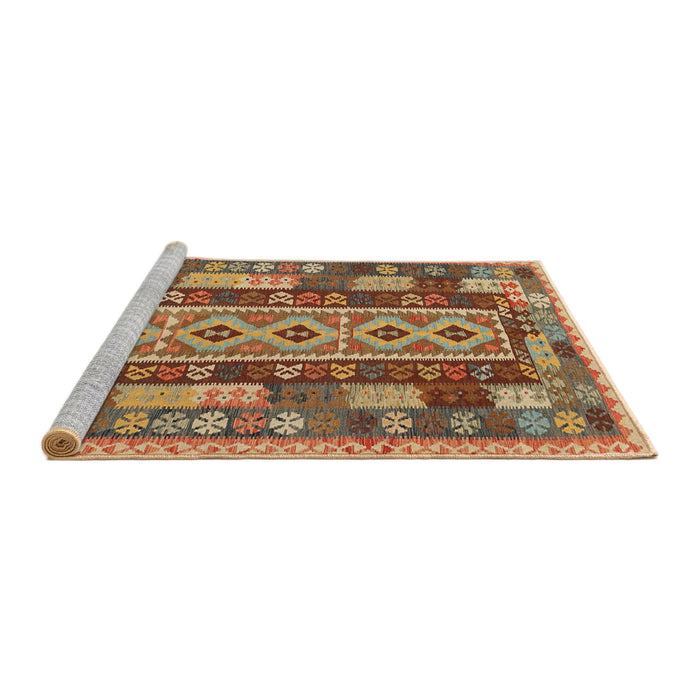 Serging Thickness of Machine Washable Contemporary Mahogany Brown Rug, wshcon1661