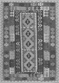 Southwestern Gray Country Rug, con1661gry