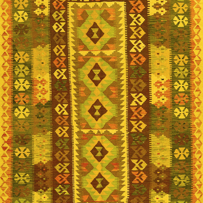 Southwestern Yellow Country Rug, con1661yw
