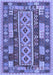 Southwestern Blue Country Rug, con1661blu