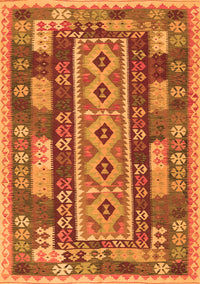 Southwestern Orange Country Rug, con1661org