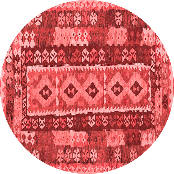 Machine Washable Southwestern Red Country Rug, wshcon1661red