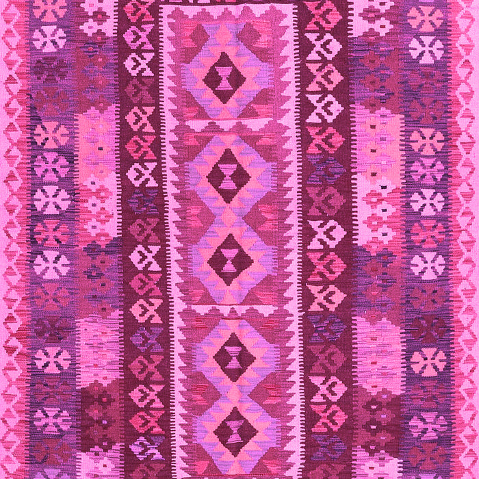 Machine Washable Southwestern Pink Country Rug, wshcon1661pnk