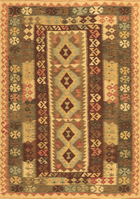 Southwestern Brown Country Rug, con1661brn