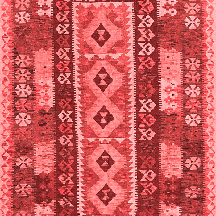 Machine Washable Southwestern Red Country Rug, wshcon1661red