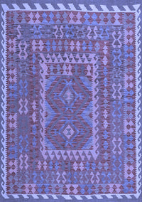 Oriental Blue Traditional Rug, con1662blu