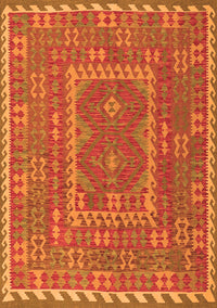 Oriental Orange Traditional Rug, con1662org