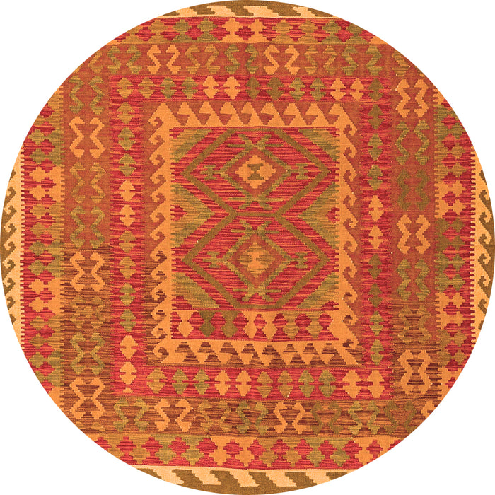 Machine Washable Oriental Orange Traditional Area Rugs, wshcon1662org